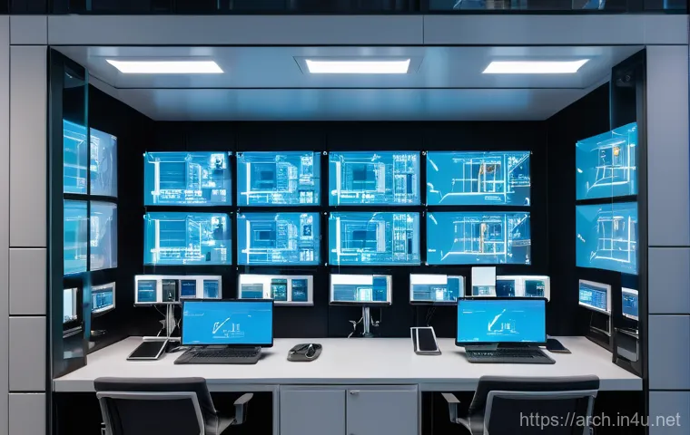 건축기사와 BIM 소프트웨어 활용 - **Prompt 1: BIM Revolutionizing Modern Construction**
    "A bustling, vibrant modern construction s...